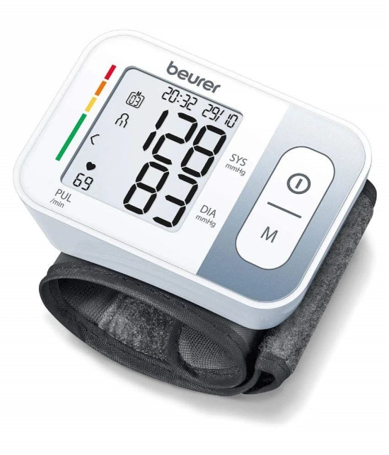 Beurer BC 28 Automated Wrist BP Monitor (White)