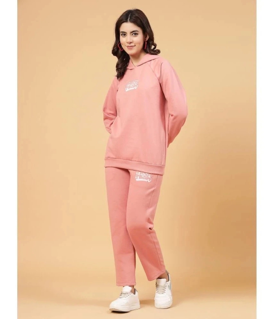 Rigo Peach Fleece Printed Tracksuit - Pack of 1 - None