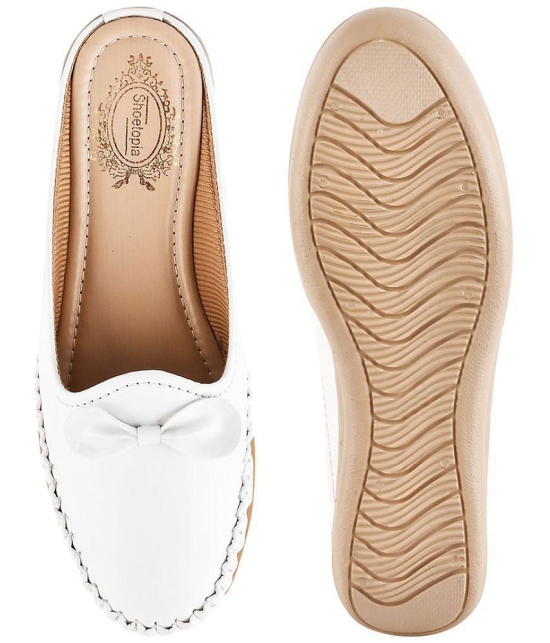 Shoetopia White Women''s Loafers - None