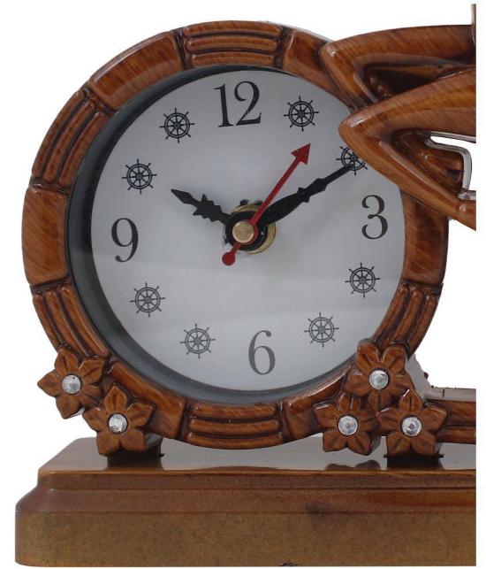 Sigaram Analog Plastic Table Clock - Pack of 1