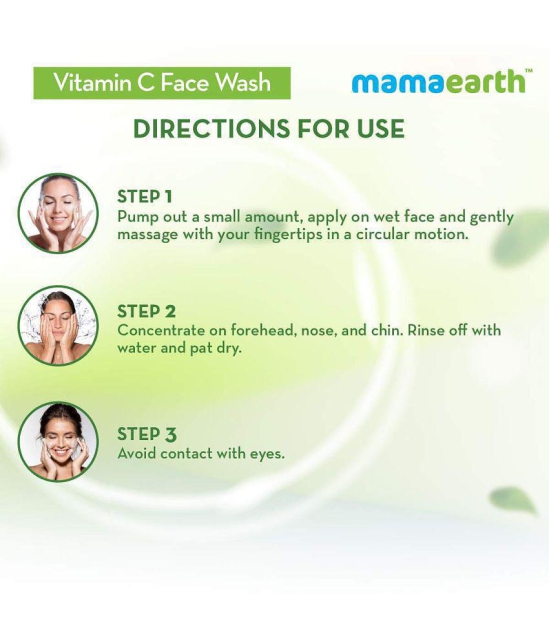 Mamaearth Vitamin C Face Wash with Vitamin C and Turmeric for Skin Illumination - 250ml