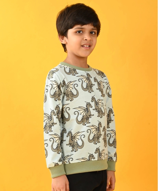 DRAGON BOYS TERRY SWEATSHIRT - GREY-8-9 YEARS / 1N / GREY