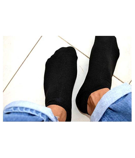 Creature Black Casual Ankle Length Socks Pack of 5 - Black