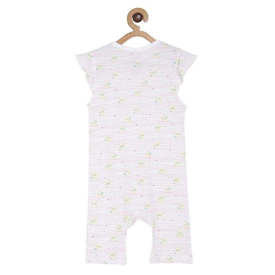 miniklub Multicolor Cotton Rompers For Baby Girl ( Pack of 2 ) - None