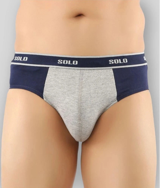 Solo - Multicolor Cotton Mens Briefs ( Pack of 5 ) - 95