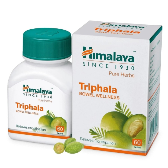 Himalaya Wellness Triphala Bowel Wellness Relieves Constipation Aids In Detoxification Aid Normal Bowel Movements - 60 Tablets-Himalaya Wellness Triphala Bowel Wellness |Relieves Constipation, Ai