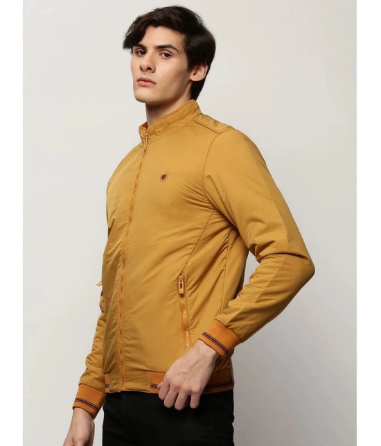 Showoff Nylon Mens Windcheater Jacket - Mustard ( Pack of 1 ) - None