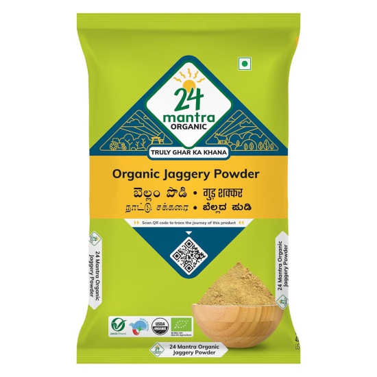 24 Mantra Organic Jaggery Powder - 500 g