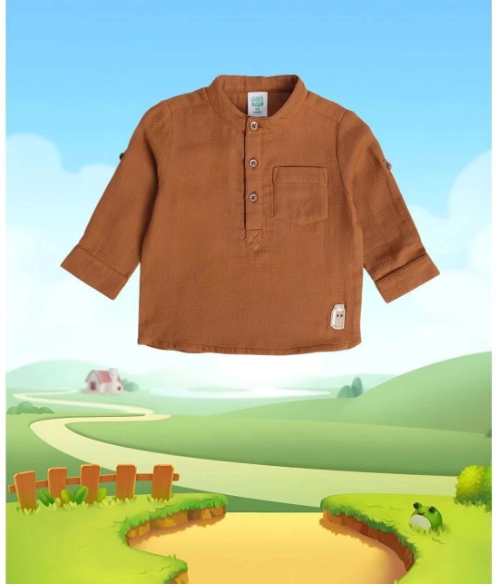 MINI KLUB - Brown Baby Boy Shirt ( Pack of 1 ) - None