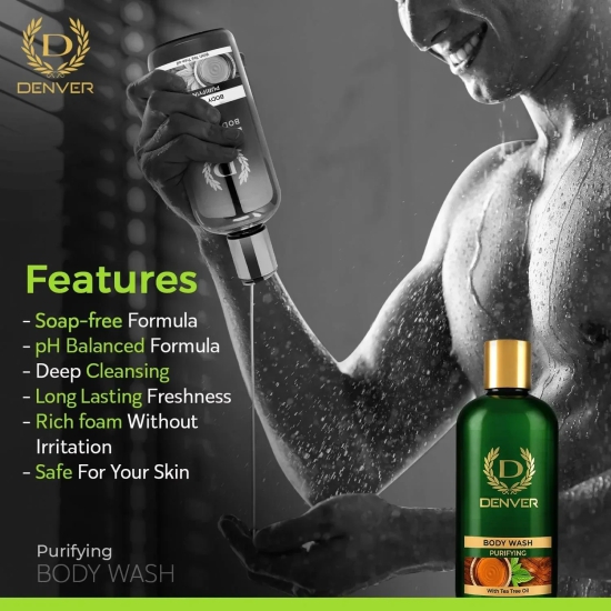 Denver Body Wash- Purifying with Loofah