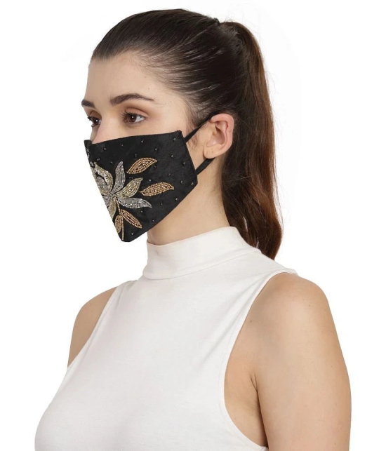 Anekaant - Black 3 Ply Mask ( Pack of 1 )