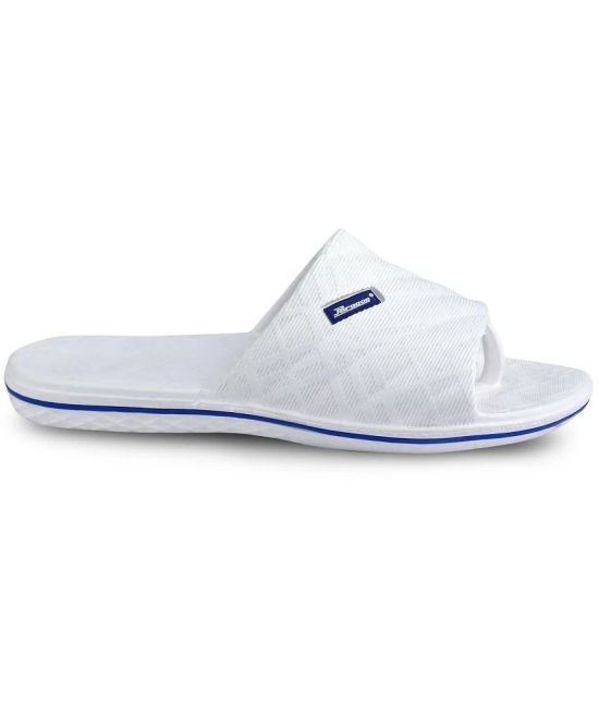 Paragon White Mens Slide Flip Flop - None