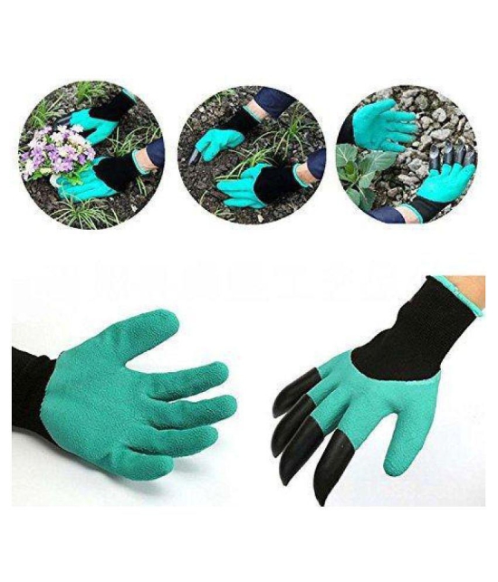 BAWALY unisex garden gloves Plastic Universal Size Cleaning Glove