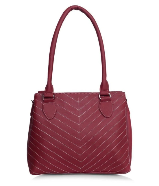 Leather Land - Maroon  Faux Leather Sling Bag - Maroon