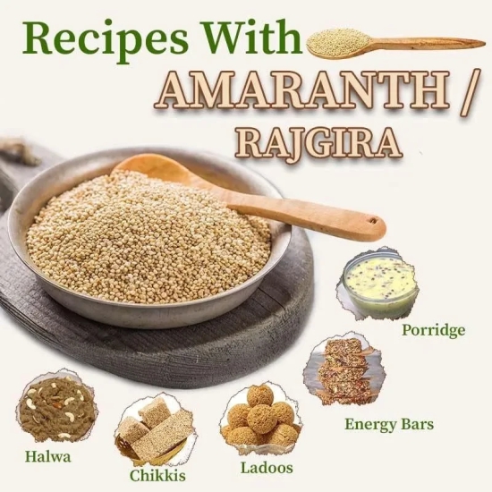 Future Foods Premium Rajgira/Amaranth Flour | Ramdana | Gluten Free | Micro-Nutrients Rich | High Protein & Fiber | Lowers Cholesterol | Rich in Antioxidants | Ideal for Halwa, Chikki & Ladoo | 450g