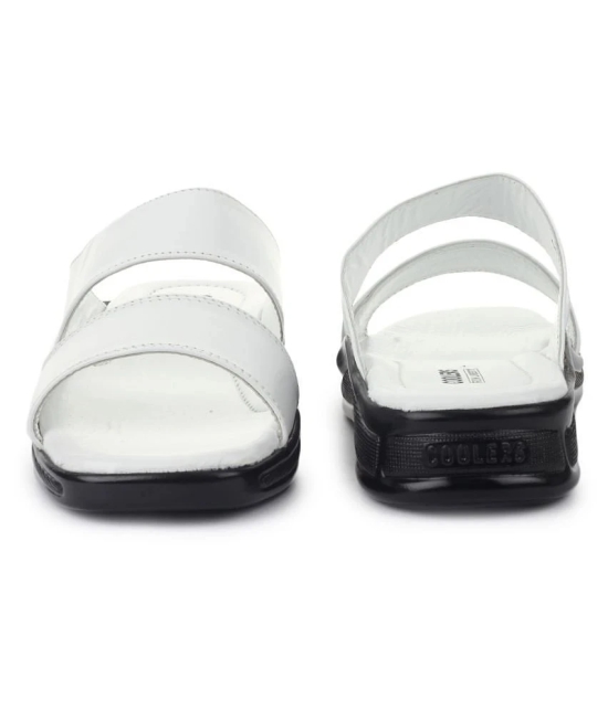 Liberty White Flip Flops - None