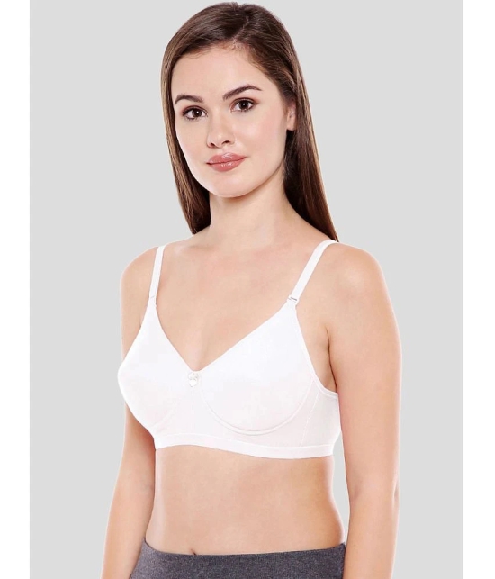 Bodycare White Cotton Lightly Padded Womens Everyday Bra ( Pack of 1 ) - None