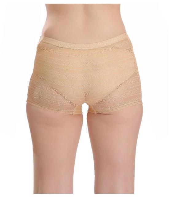 Selfcare Net/Mesh Boy Shorts - XXL