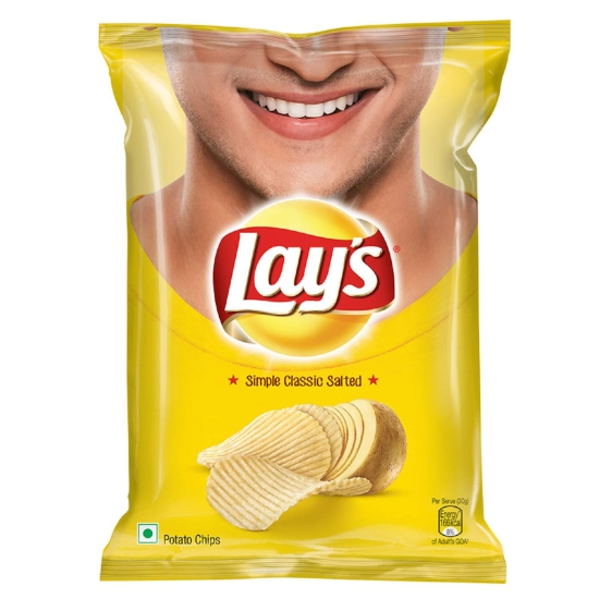 Lay's Classic Salted Potato Chips 90gm