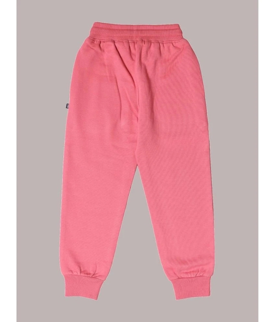 NEUVIN Pink Fleece Boys Trackpant ( Pack of 1 ) - None