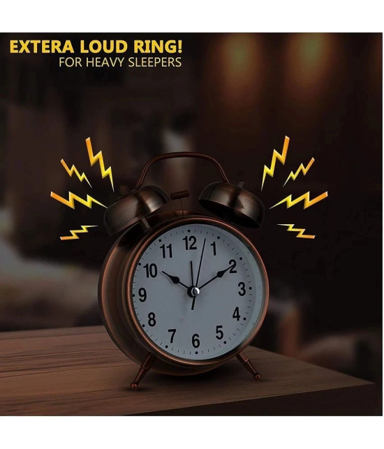 CLOCK Analog NEW Alarm Clock - Pack of 1