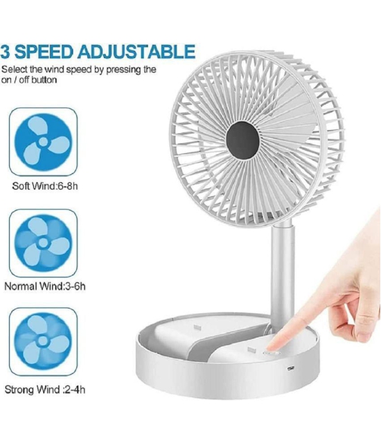 EIGHTEEN ENTERPRISE High Speed Table Desk Fan Home Pack Of 1 - Multi Color