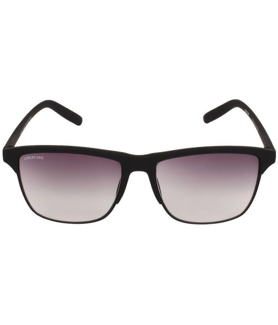 Creature - Black Square Sunglasses ( Pack of 1 ) - Medium