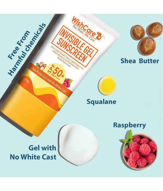 WishCare Sunscreen Cream SPF 50 PA+++ Medium 50 g