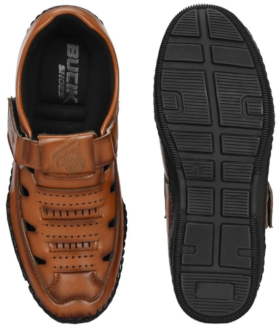 Bucik - Tan Mens Sandals - None