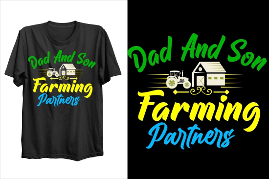 Dad And Son Farming Partners-3XL