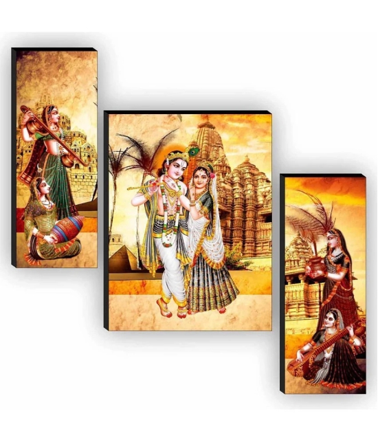 Saf radha krishna religious modern art MDF Painting Without Frame