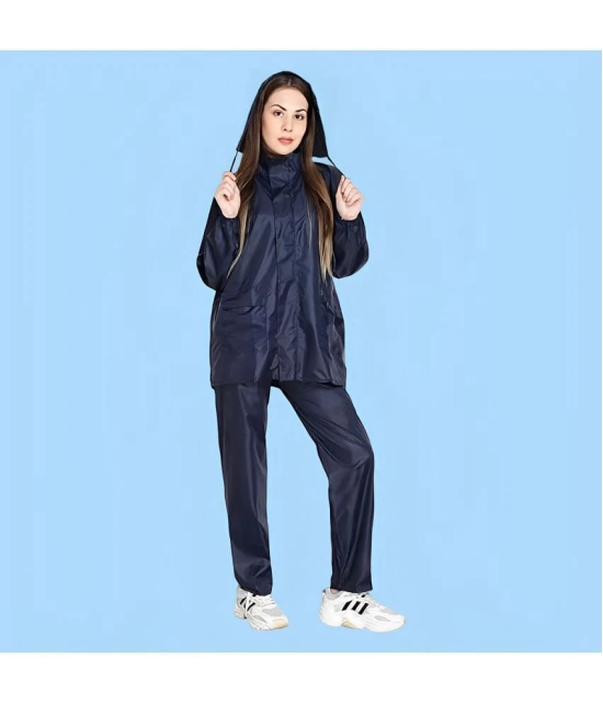 AKTIF Raincoat Set - Navy - None