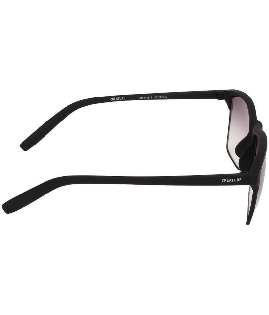 Creature - Black Square Sunglasses ( Pack of 1 ) - Medium