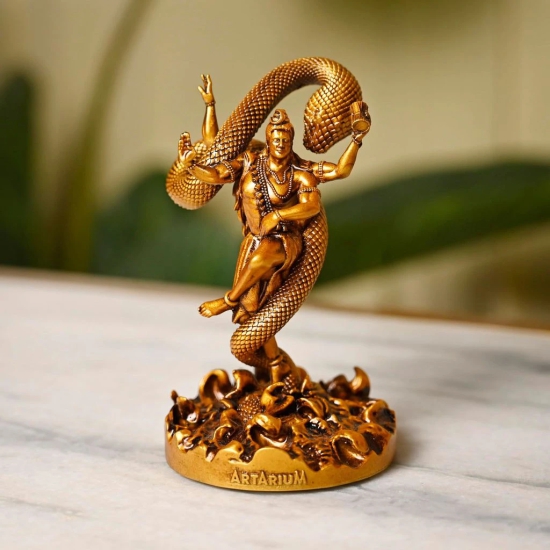 Artarium Mystical Shiva | Home Decor Item | 3D Printed ABS Material | Lord Shiva Idol | Dancing Shiva Murti | Lord Shiva Idol for Home Decor | 9 Inches | 1 Piece