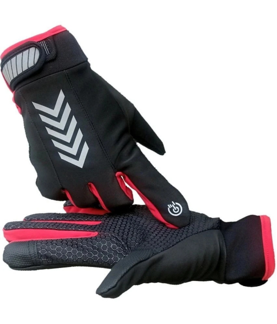 ZAYSOO Full Fingers Nylon Riding Gloves ( Pair of 1 ) - M