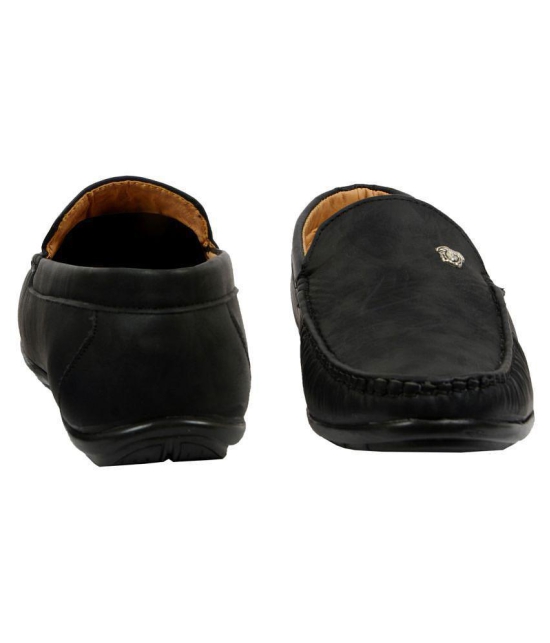 SHOES KINGDOM Black Loafers - 10