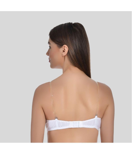 AIMLY - Cream Cotton Blend Non Padded Women's Everyday Bra ( Pack of 3 ) - None