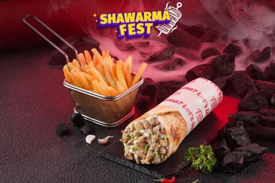 Non-Veg Shawarma And Side Meal