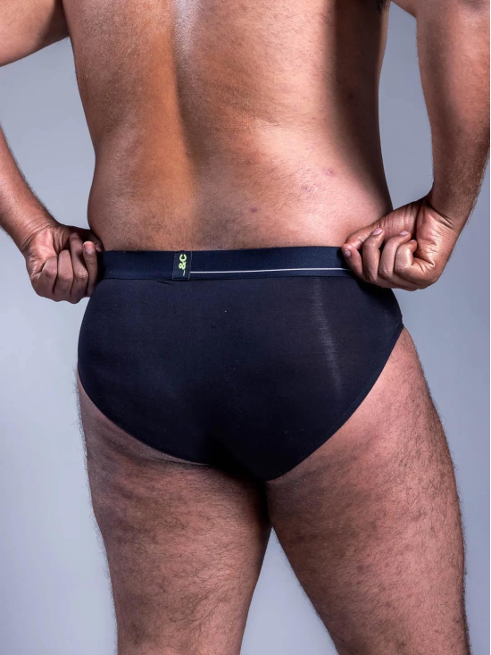 Men's Briefs - Onyx-3XL