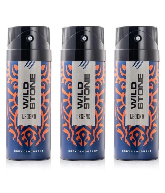 Wild Stone Legend Deodorant Spray for Men 150 ml ( Pack of 3 )