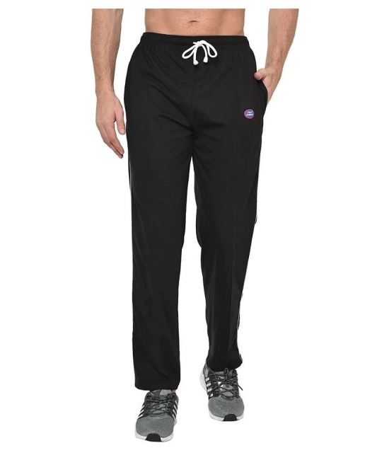 Vimal Jonney Black Cotton Blend Trackpants - L