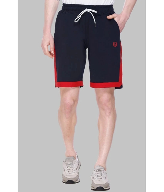 LEEBONEE Navy Polyester Blend Mens Shorts ( Pack of 1 ) - None