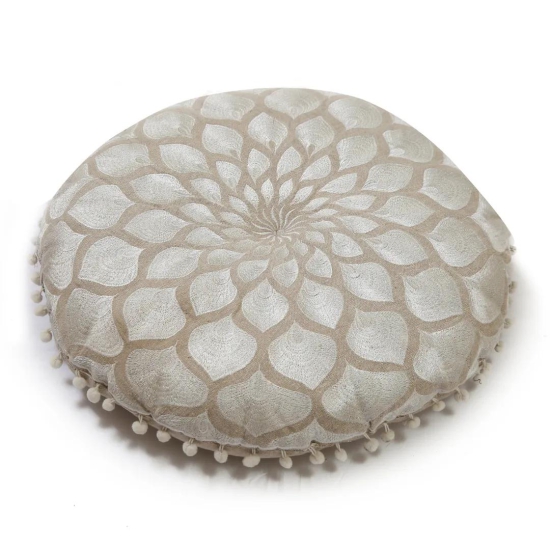 Petals Embroidered Floor Cushion