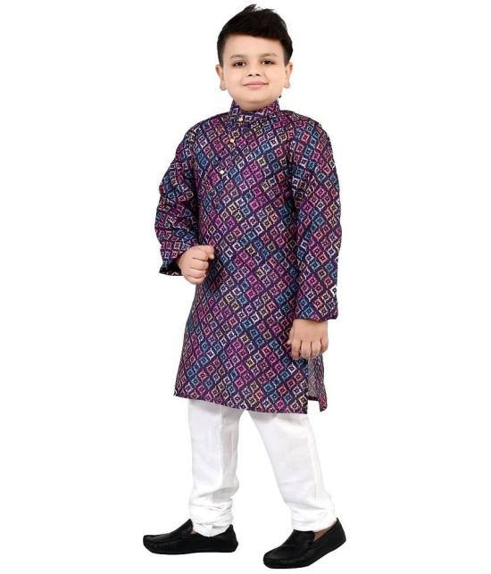 Arshia Fashions Purple Cotton Blend Boys ( Pack of 1 ) - None