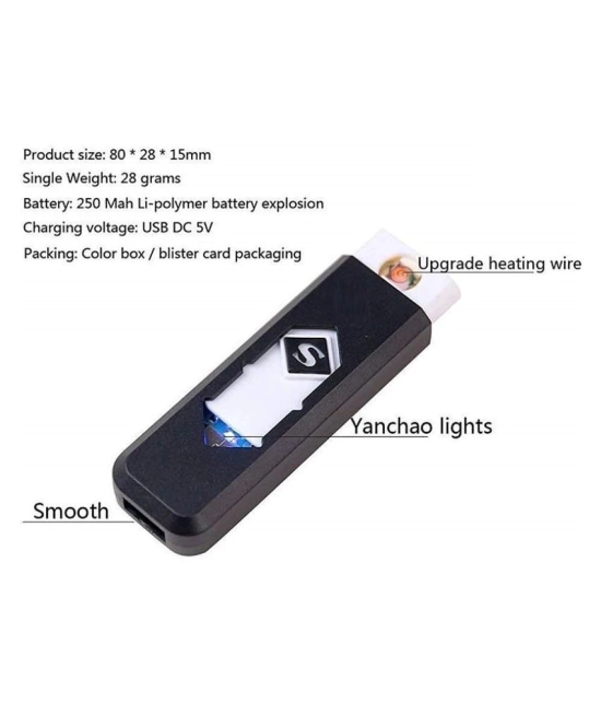 USB Rechargeable Electronic Flameless Lighter