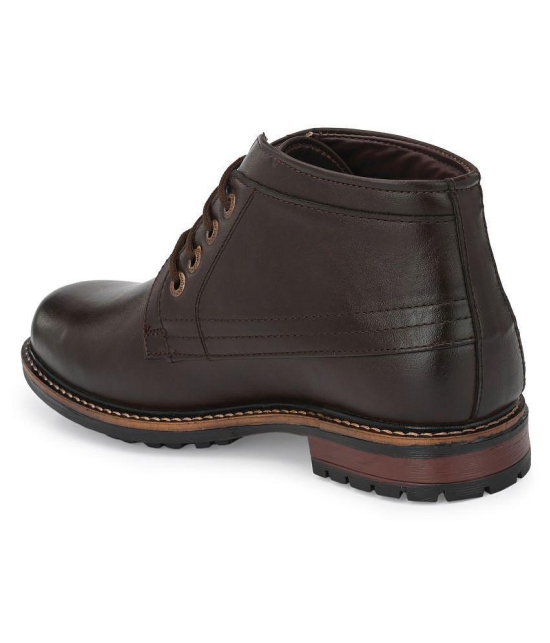 Leeport - Brown Mens Casual Boots - 9