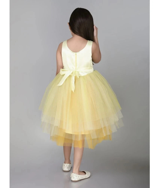 Toy Balloon Kids Lemon Net Girls Frock ( Pack of 1 ) - None