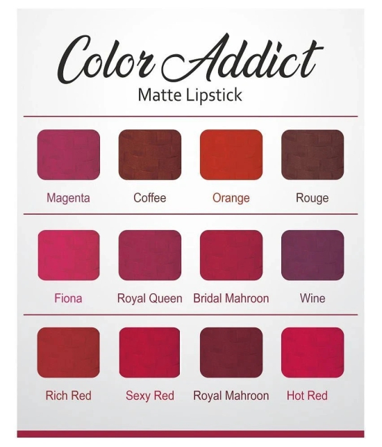 Colors Queen Matte Long Stay Lipstick Chocolate 5 g