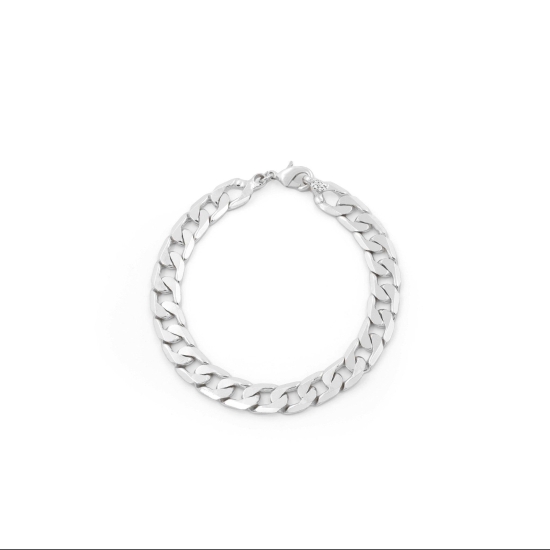 Villain Rhodium Plated Silver Bracelet