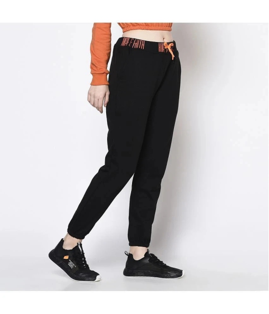 Rigo Black Cotton Joggers - Single - 30